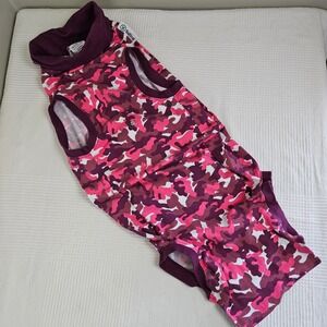 Suitical Dog Recovery Suit 2XL Pink Camo